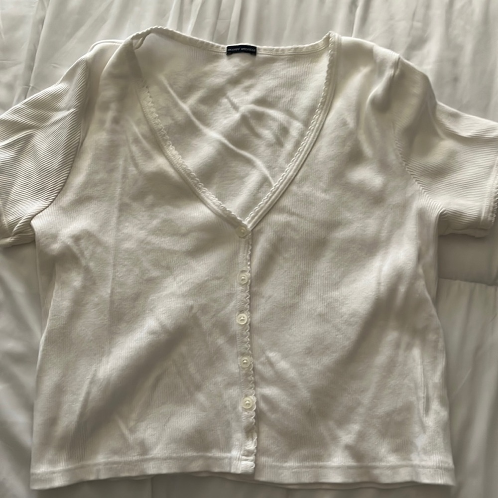 COPY - White button top